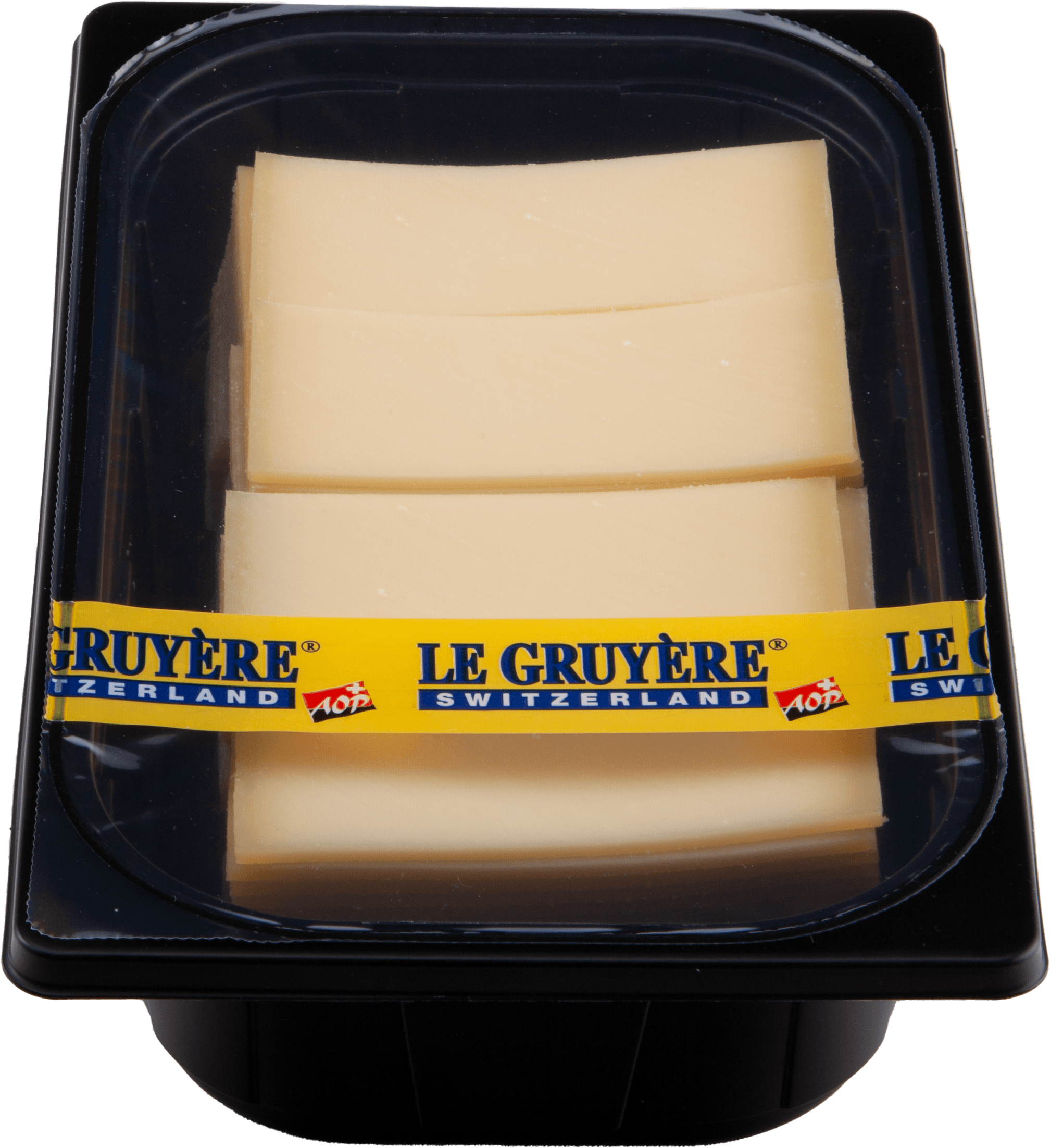 Le Gruyère AOP rezent. Scheiben KH x 45 x 3mm, Schale 1 kg