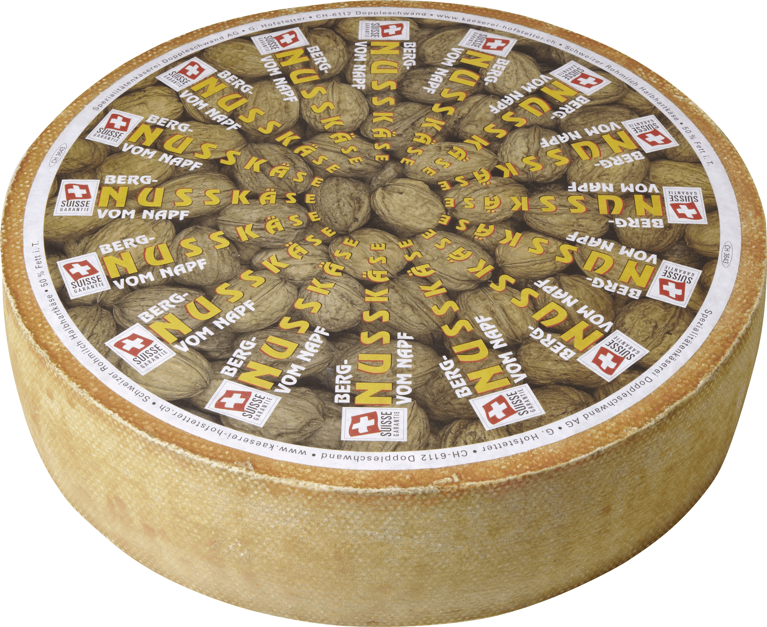 Luzerner Nusskäse, Laib ca. 6 kg