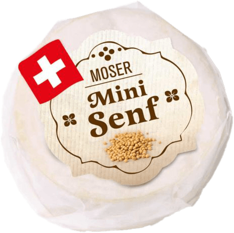 *Buure Weichkäsli mit Senf 50g