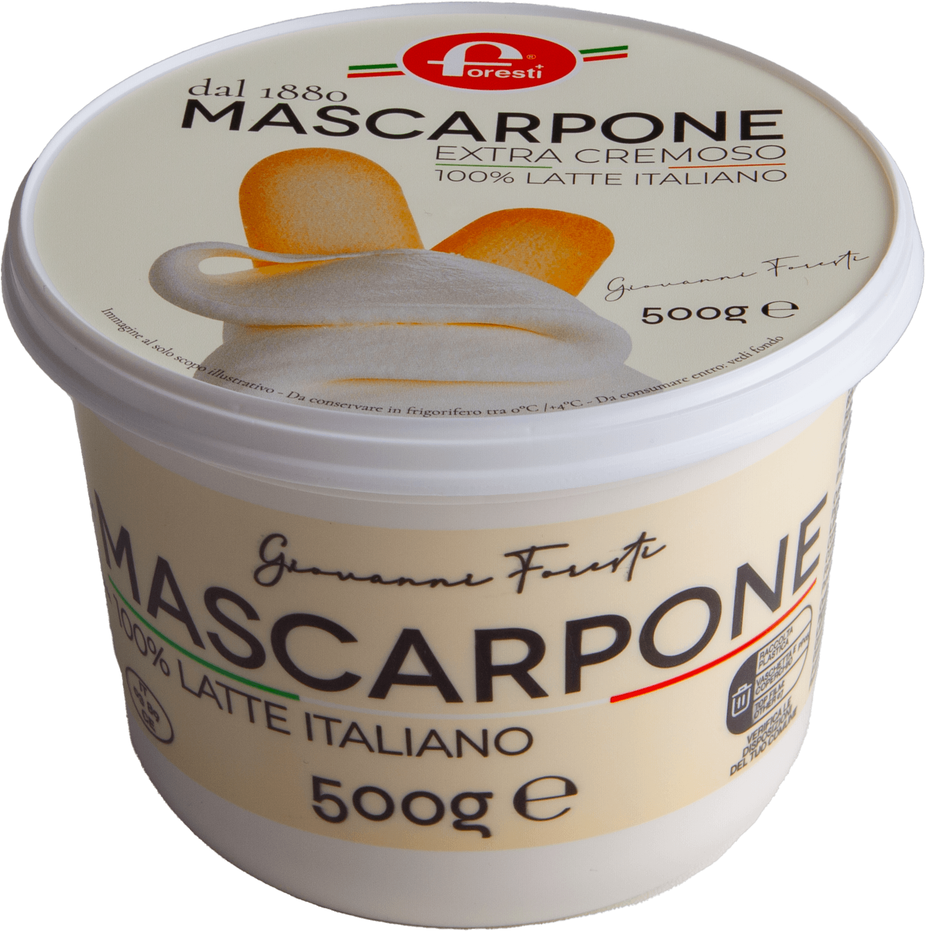 Mascarpone Foresti, Becher 500g
