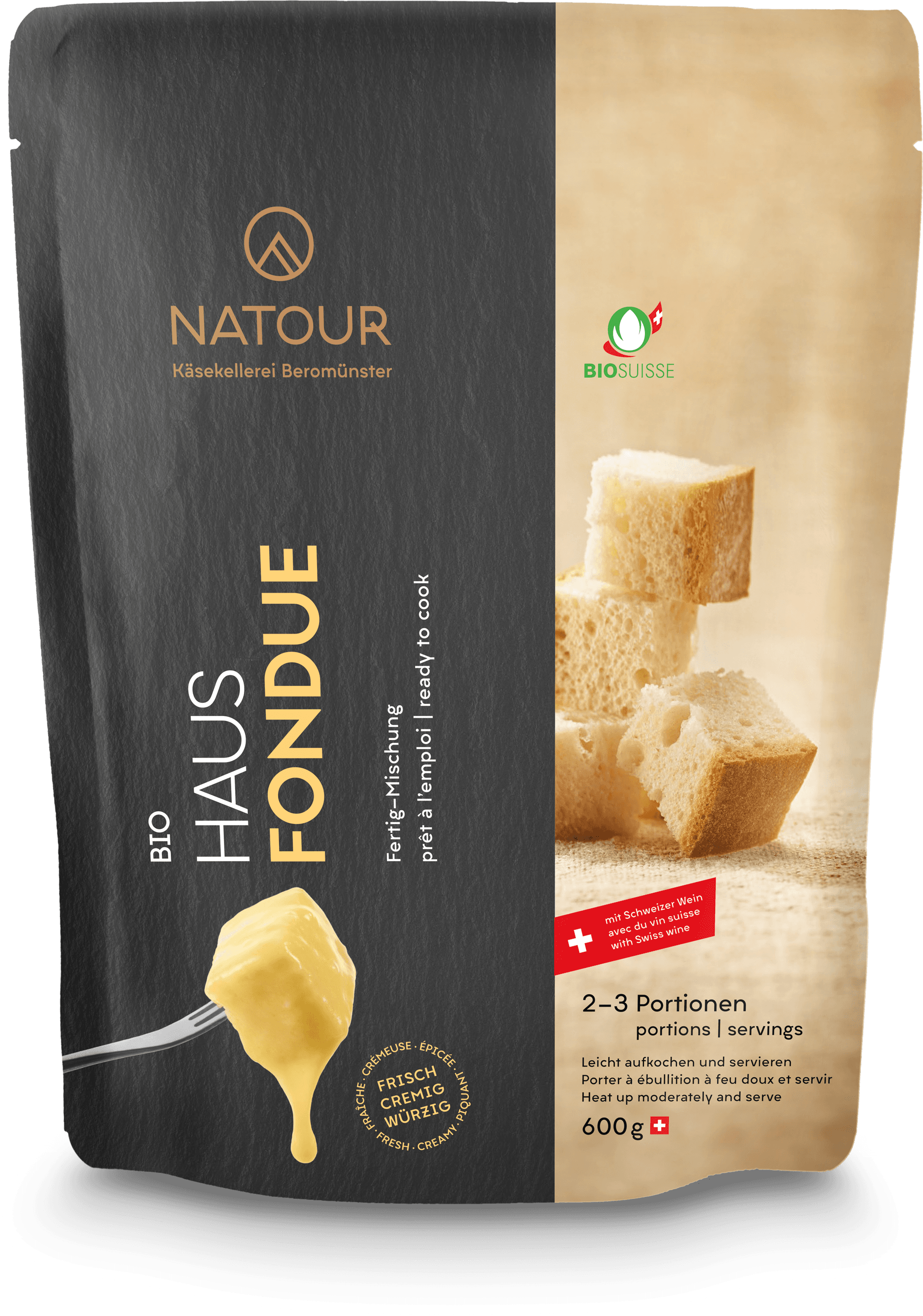 Produktbild von NATOUR Frischfondue "BIO VK" fixfertig