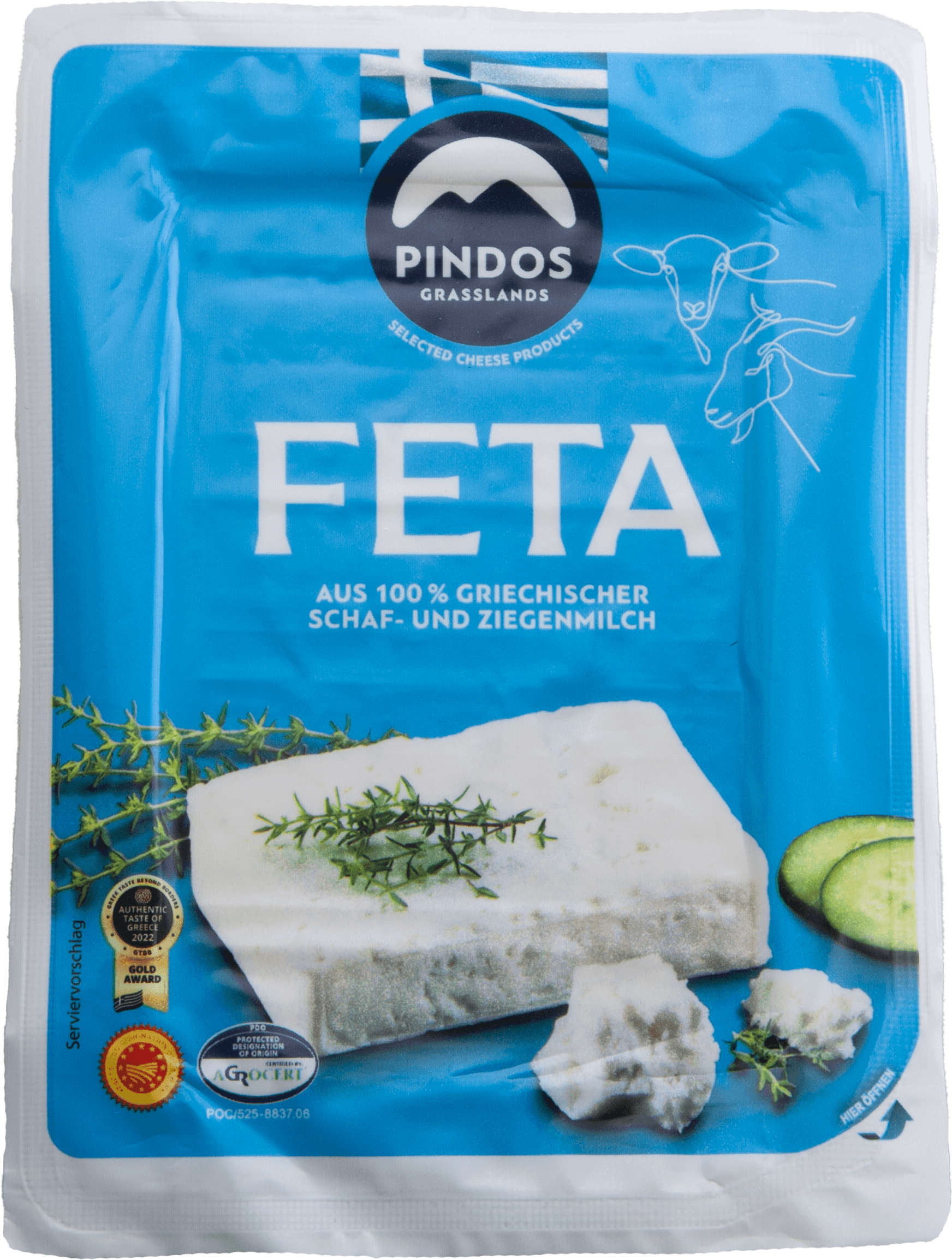 Pindos Feta griechisch, Portion 150g