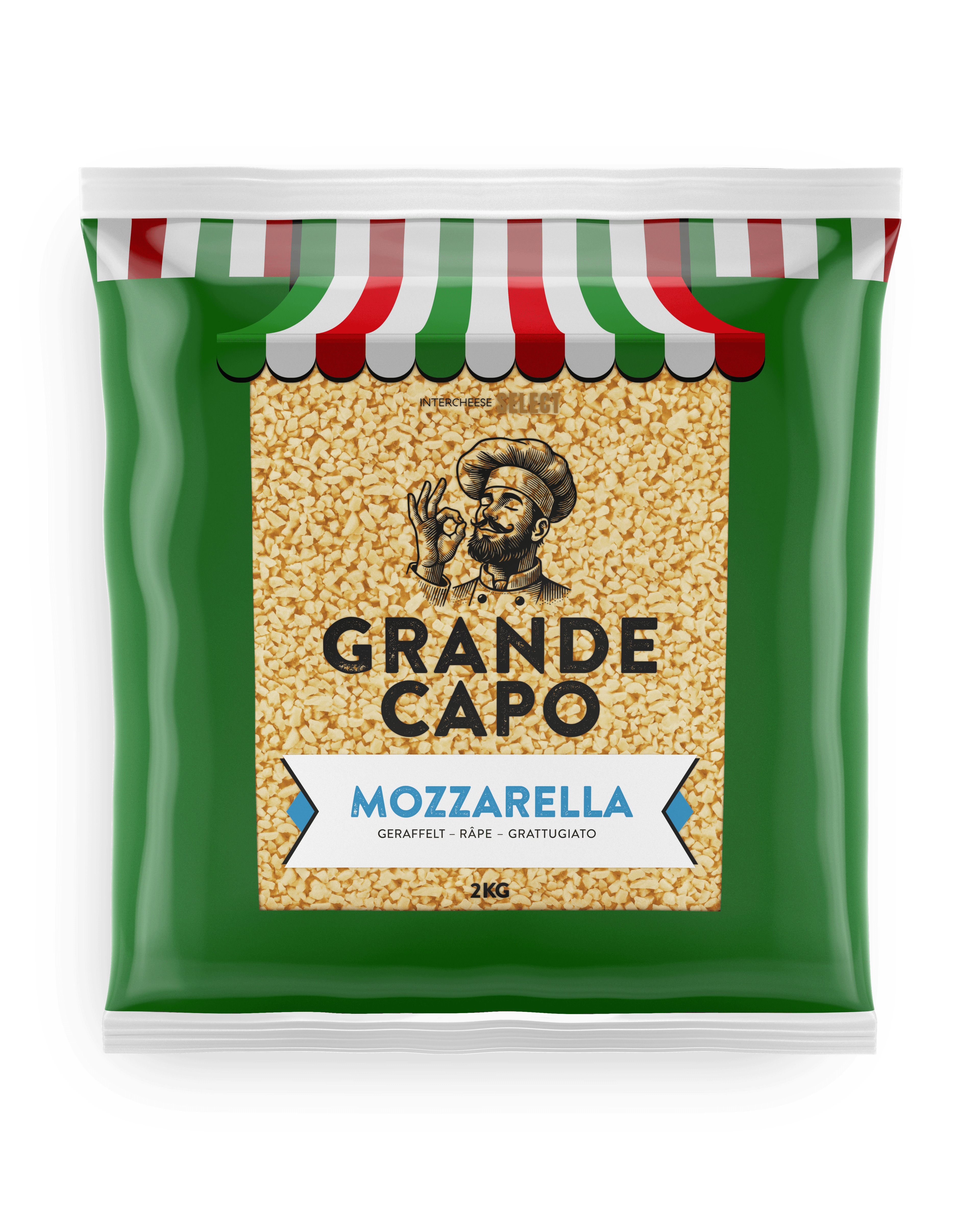 Produktbild von *Grande Capo - Mozzarella geschreddert