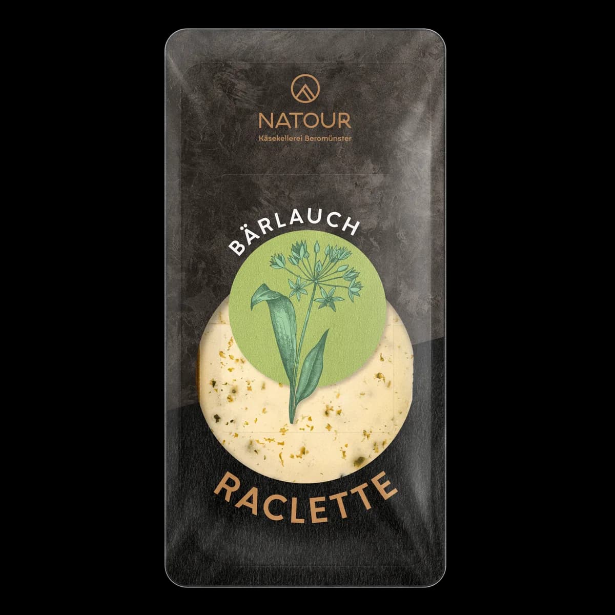 NATOUR Raclette Bärlauch Scheiben, Schale 200g