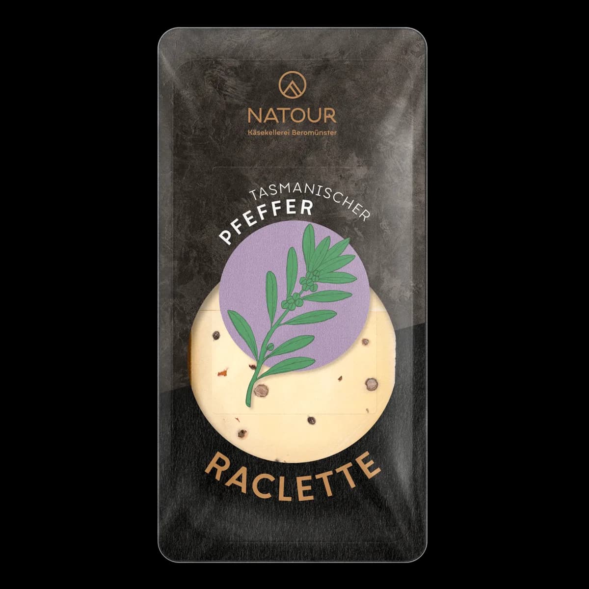 NATOUR Raclette tasmanischer Pfeffer Scheiben, Schale 200g