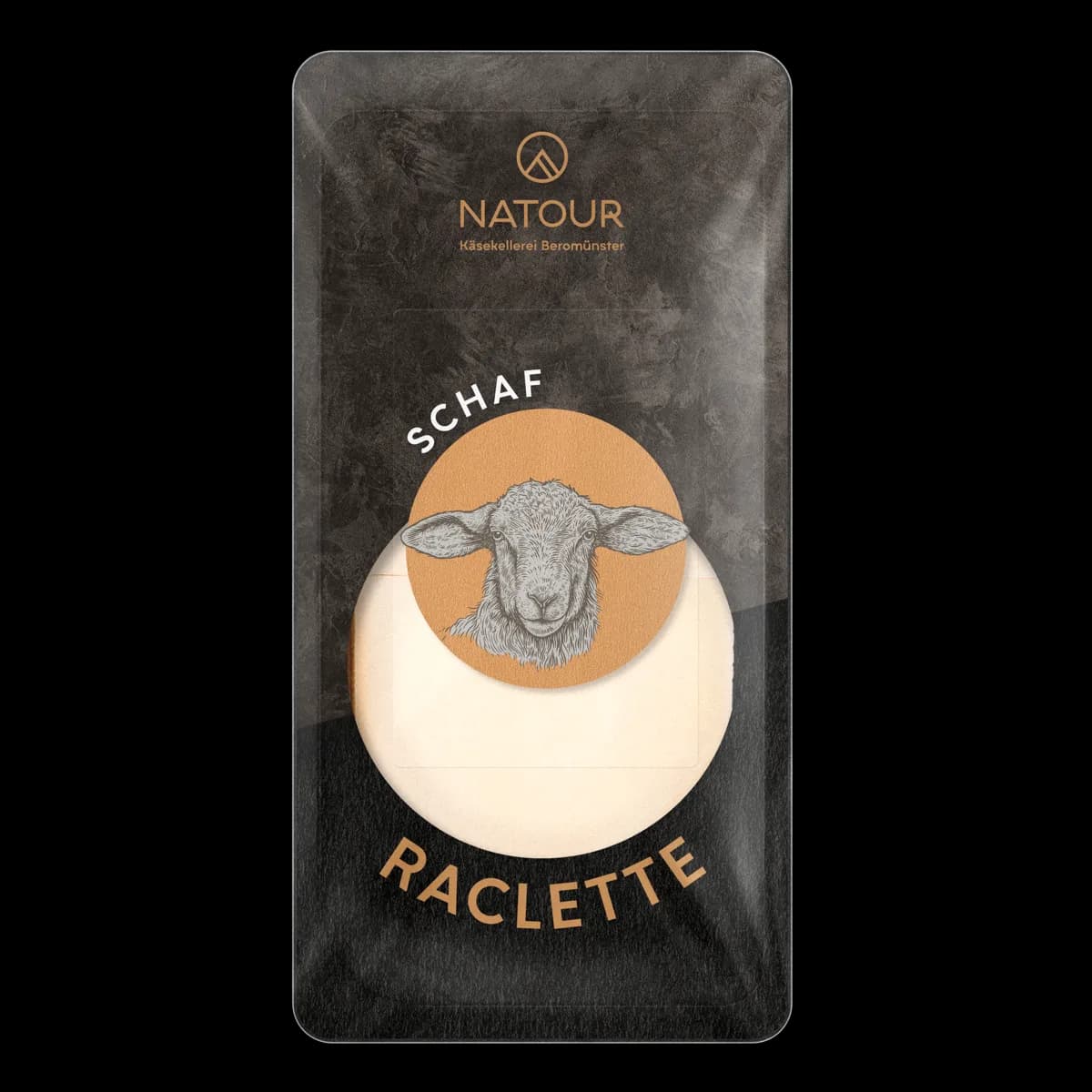 NATOUR Raclette Schaf Scheiben, Schale 200g